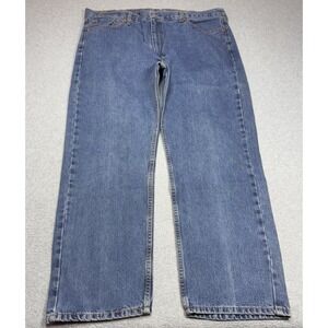 Levis 505 Jeans Mens 40x30 Regular Fit Straight Leg Rodeo Cowboy Ranch Denim